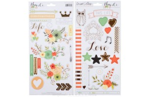 Zestaw tekturek Nine & CO by Teresa Collins 