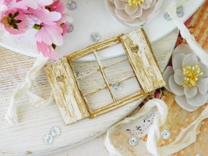 Tekturka - Ten moment - stare okna - Z SERDUSZKAMI 