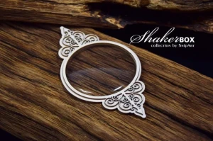 Shaker Box – Ramka z Koronką – koło