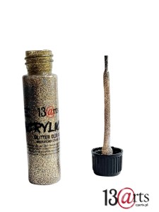 ACRYLIC INK Glitter Old Gold 20ml 