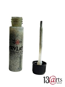 ACRYLIC INK Glitter Old Silver 20ml 