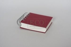 Scrapuszko na spirali - czerwone