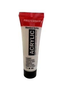 Farba akrylowa 20 ml Amsterdam - Titanium White-  
