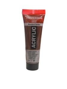 Farba akrylowa 20 ml Amsterdam - Burnt umber -