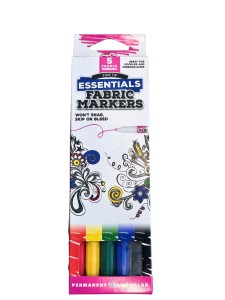 Tulip  Essentials Fabric Markers 5 szt. -Markery do tkanin-