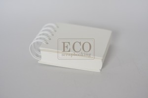 Scrapuszko na spirali - ecru