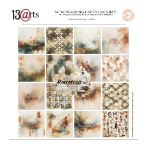 Paper pad RETROTECA 8x8" - bloczek papierów