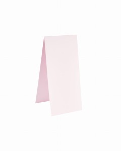 Baza do kartki pionowa  DL - różowa  10x21 cm 