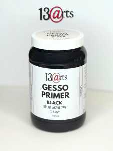 Gesso czarne - grunt akrylowy 500 ml - Gesso Black -