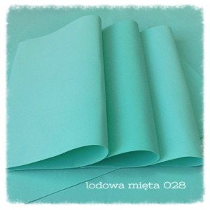 Foamiran LODOWA MIĘTA 30 x 35 cm - 1 szt.  
