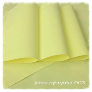 Foamiran JASNA CYTRYNKA 30 x 35 cm - 1 szt. 