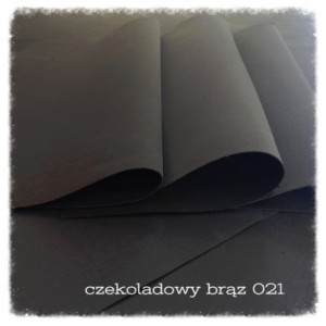  Foamiran CZEKOLADOWY BRĄZ 30 x 35 cm - 1 szt. 