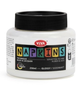 Viva Decor Napkins Technique Glue & Lacquer Glossy 250 ml
