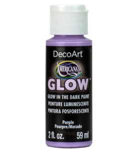 DecoArt SoSoft Glow in the Dark Acrylics  – Purple