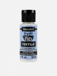 DecoArt Thrift Flip Textile – Ice Castles Glitter