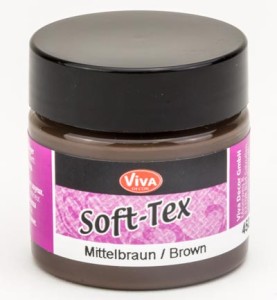 Farba do tkanin Viva Decor Soft-Tex – Brown