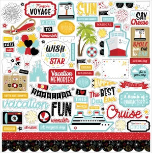 Naklejki Echo Park 30x30 cm – A magical voyage