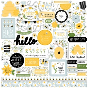 Naklejki Echo Park 30x30 cm – Happy As Can Bee