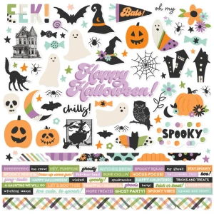 Naklejki Simple Stories 30x30 cm – Spooky Things