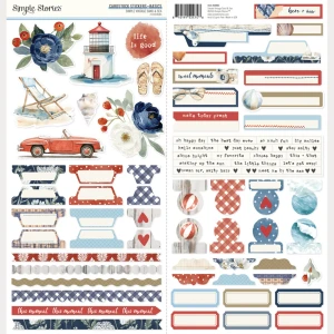 Naklejki Simple Stories  – Simple Vintage Sand & Sea - Basics