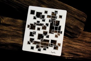 Tekturka - Tło – Ażur kwadraty – Openwork Squares