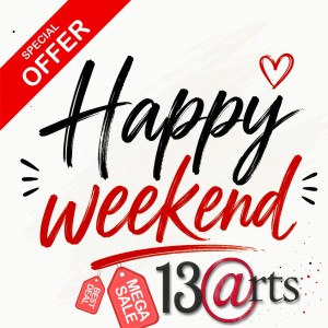 Happy Weekeend | Zestaw 10 bloczków papierów 6×6