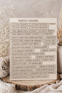 Tekturka  Sentiments – Babcia i Dziadek
