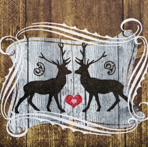 Serwetka Stags in Love