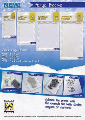 Podkład akrylowy do stempli