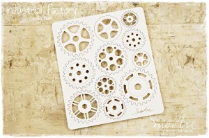 Tekturka - "Trybiki i zębatki - XL"