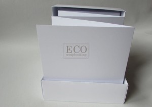 Album harmonijka w pudełku - biała