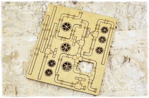 MDF Chipboard  - Rury i zawory