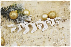 Tekturka Girlanda skarpetki