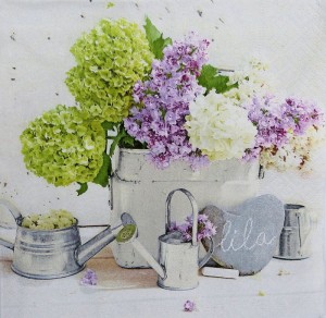 Serwetka Flowers in a can