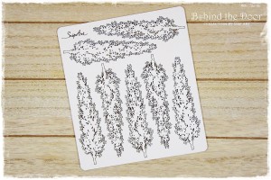 Tekturka Behind the door - cyprysy