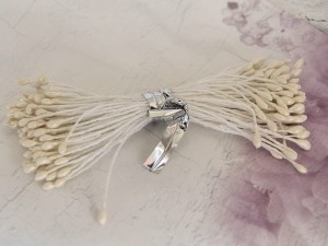 Pręciki kwiatowe kremowe #4