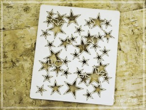 Tekturka - Tło ażur gwiazdki