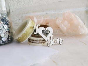 Tekturka - Dużo miłości - I <3 You - duże DM958