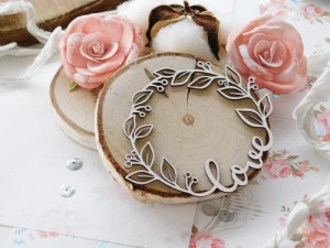 Tekturka "Dla Ciebie" - Wianek love DC2037