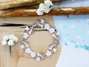 Tekturka - Pierwsza Komunia  - Winorośl ramka 