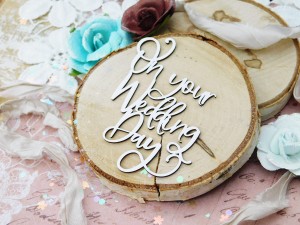 Tekturka "Kochaj" - On your Wedding Day - 