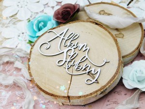 Tekturka "Kochaj" - Album Ślubny - 