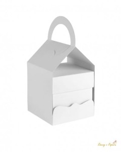 Torebka na exploding box - biała 