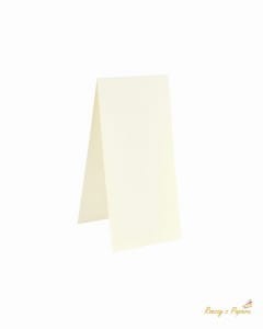 Baza do kartki pionowa  DL - kremowa 10x21 cm  