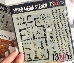 Maska-Stencil PIPES AND CHAIN, Industrial zone 