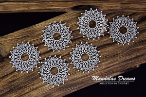 Mandala Dreams – Mini Rozetki – 6 sztuk