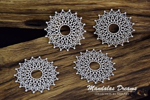 Mandala Dreams – Mini Rozetki 1 – 4 sztuki
